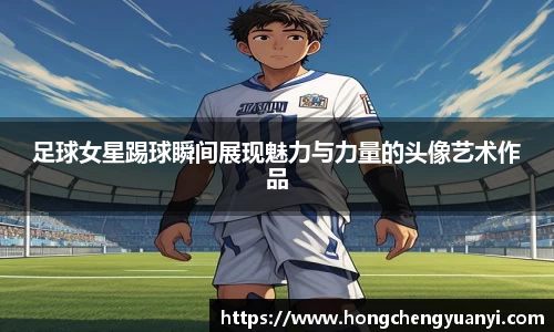 足球女星踢球瞬间展现魅力与力量的头像艺术作品