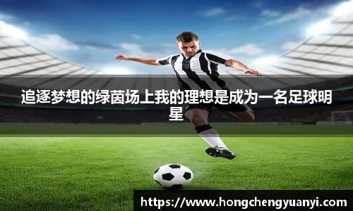 追逐梦想的绿茵场上我的理想是成为一名足球明星